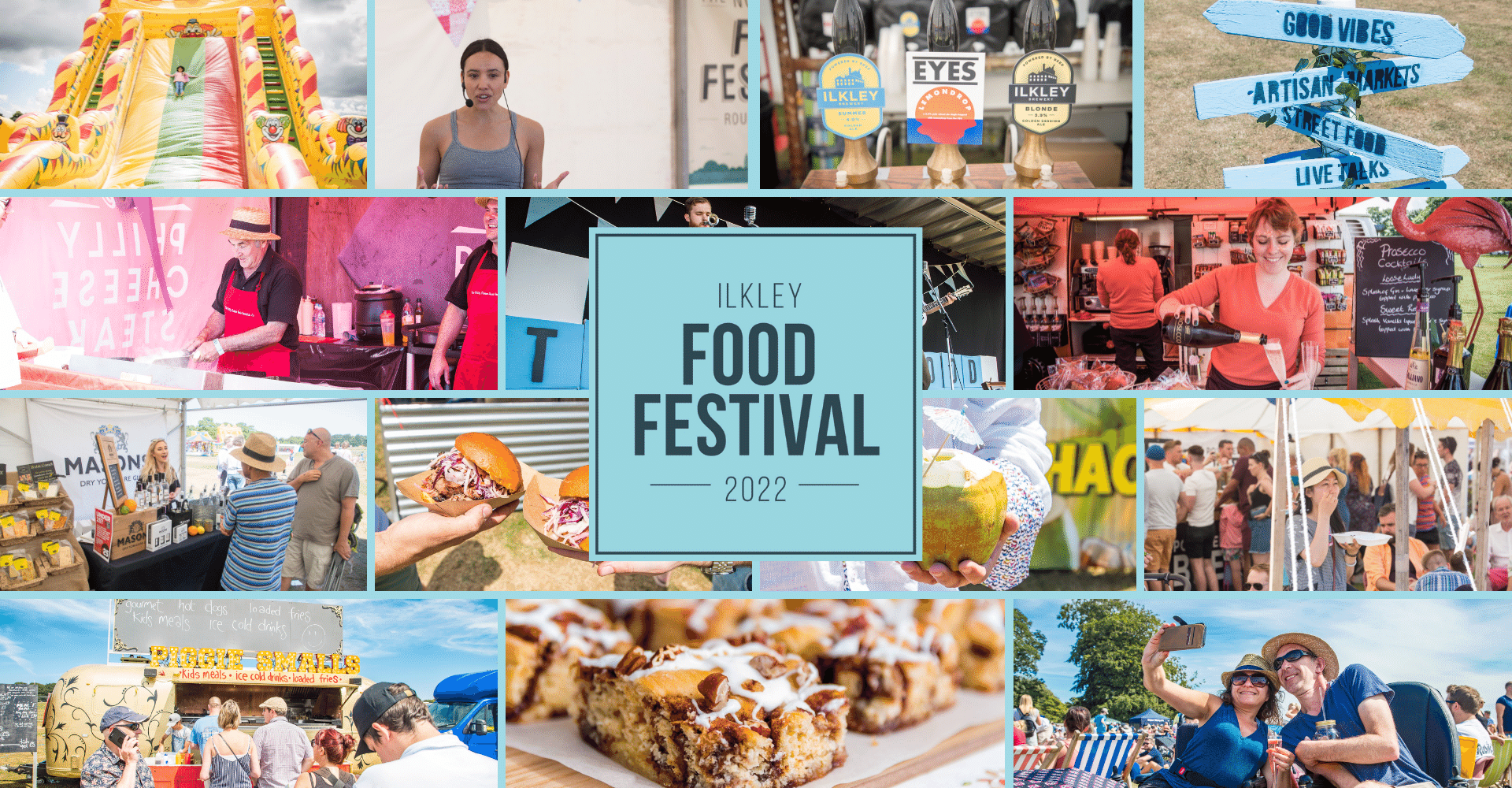 Family food and drink festival in Ilkley town centre