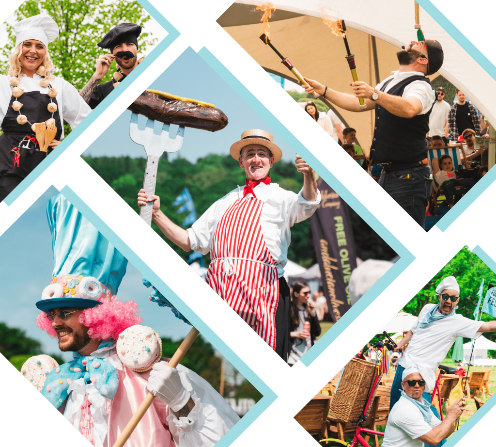 Roaming entertainment, comedy and performing arts