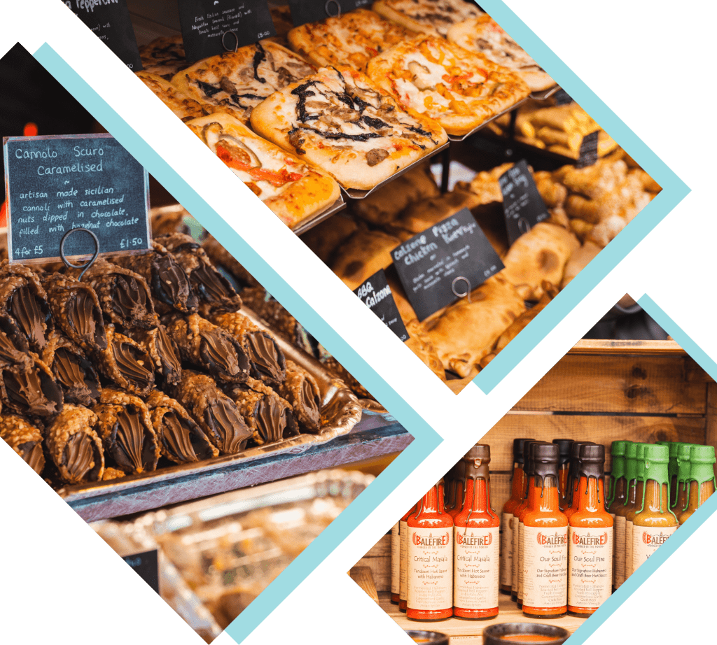 Local artisan produce from a range of wonderful vendors
