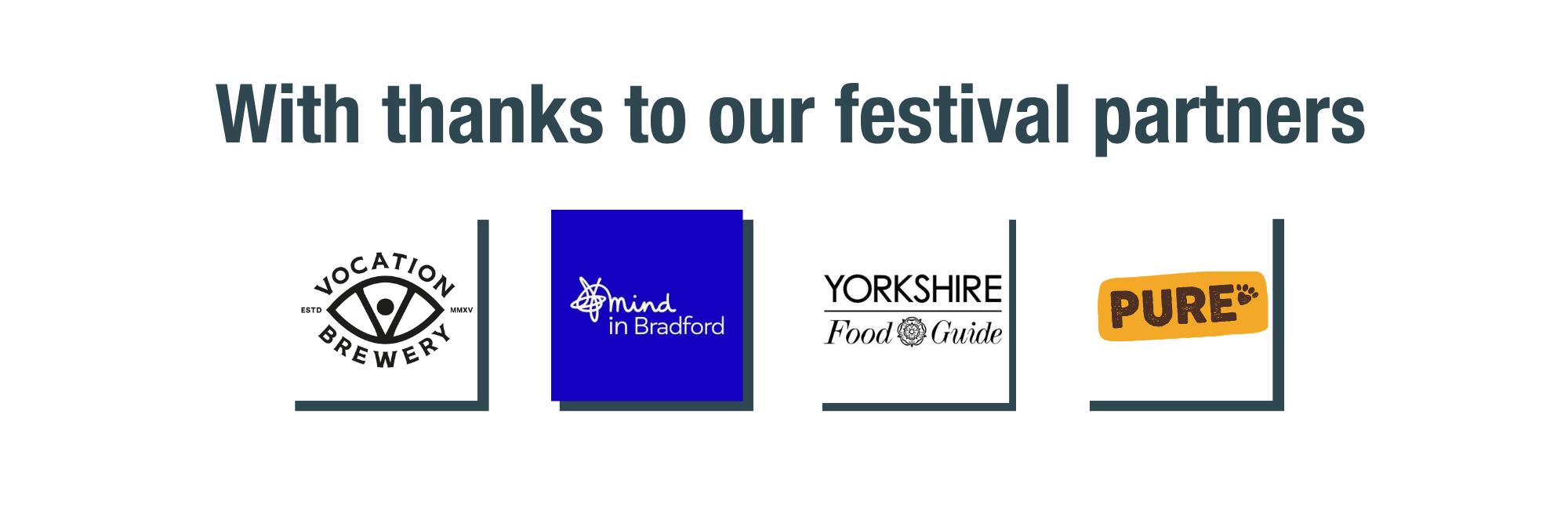 With thanks to our festival partners...